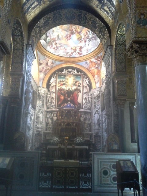 altar of the Chiesa della Martorana